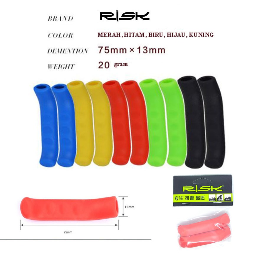 Karet Cover Pelindung Tuas Handle Rem Brake Lever Sepeda Lipat Mtb Roadbike Silicone Silikon Penutup