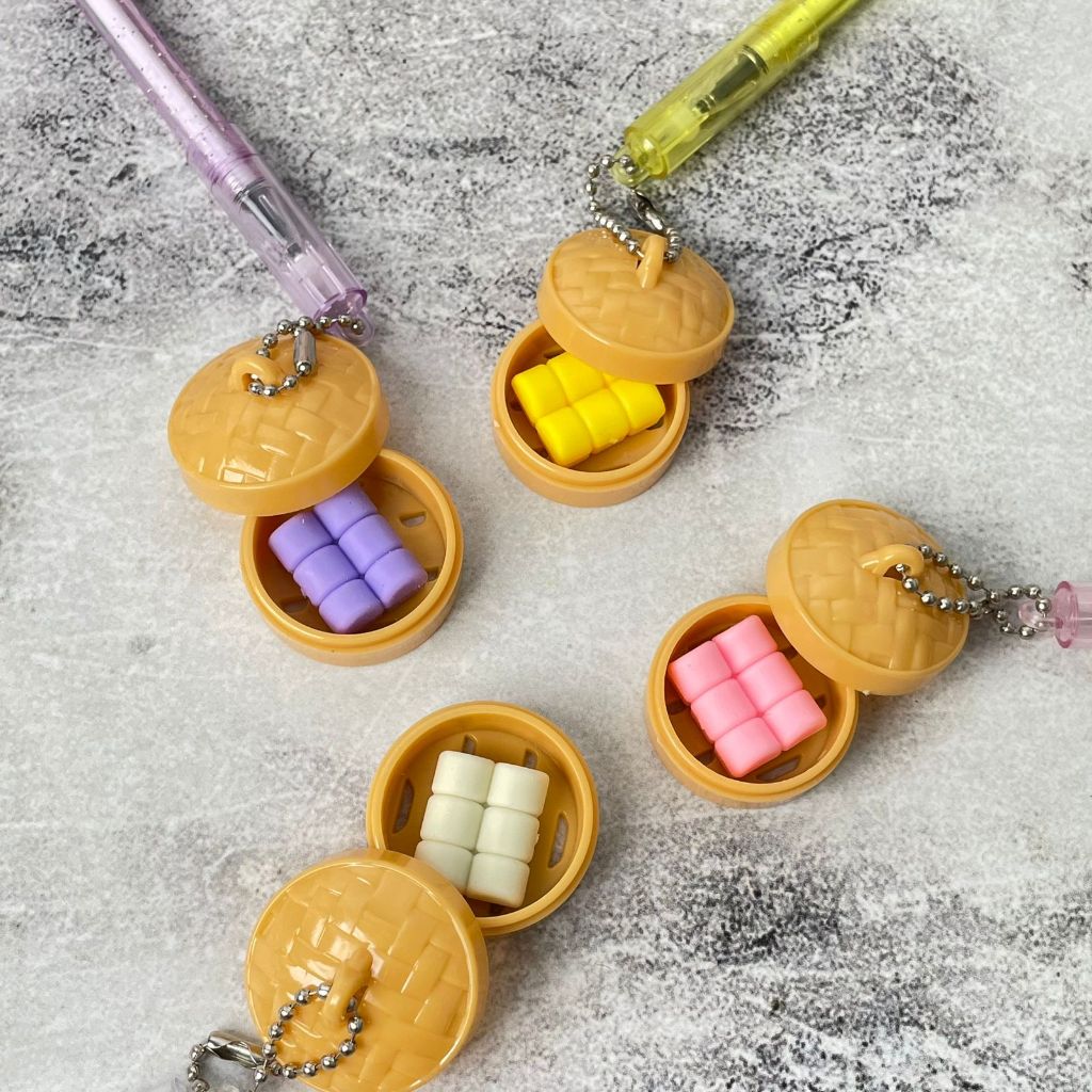 

Pulpen Gantungan Dimsum Mantau PG 1040 0.5 mm - MOTIF MAKANAN - bolpoint unik aesthetic korea viral 1 pack alat tulis lucu sovenir