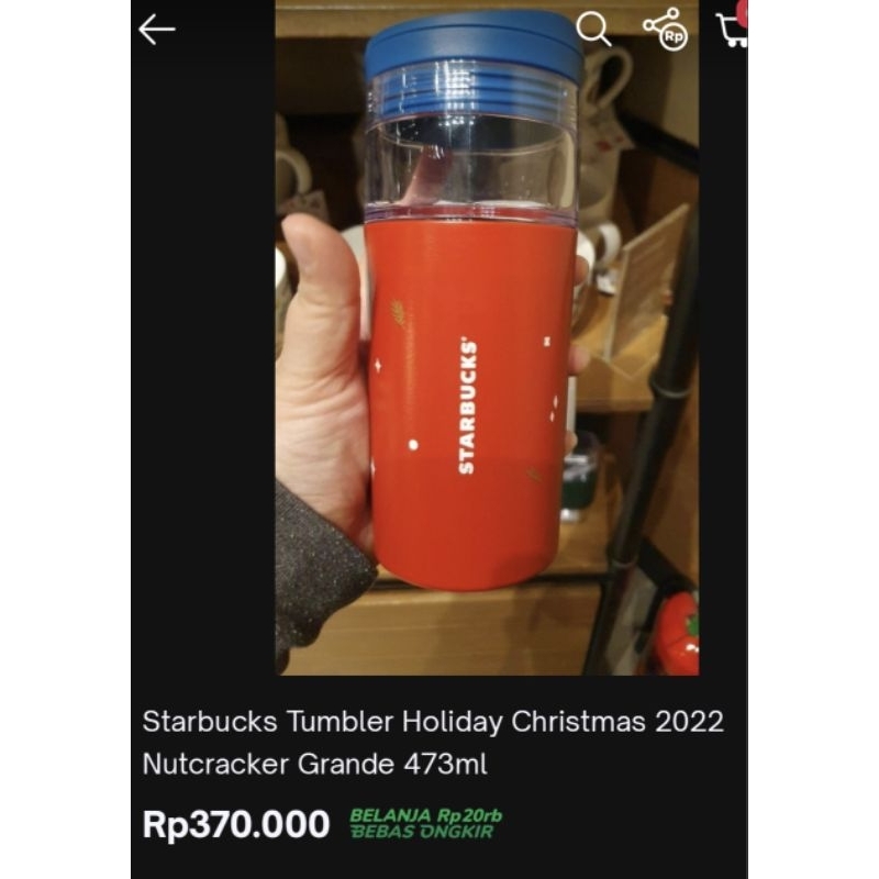 Tumbler Starbucks Christmas Edition