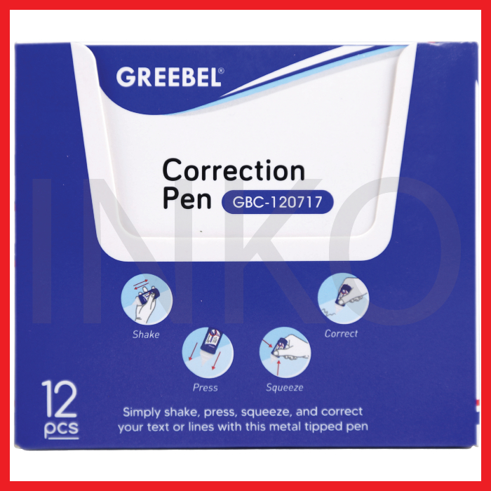 

GREEBEL CORRECTION PEN 120717 12PCS