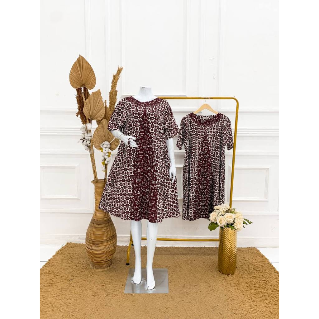 Eltaza Daster Batik Cap Pekalongan Daster Klok Rayon Super All Size