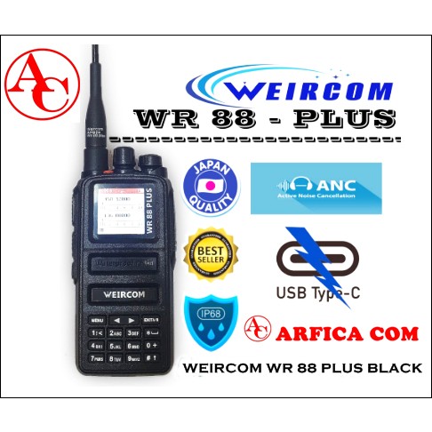 HT WEIRCOM WR 88 PLUS DUALBAND - HT WEIRCOM DUALBAND WR88 PLUS ORIGINAL WATERPROOF