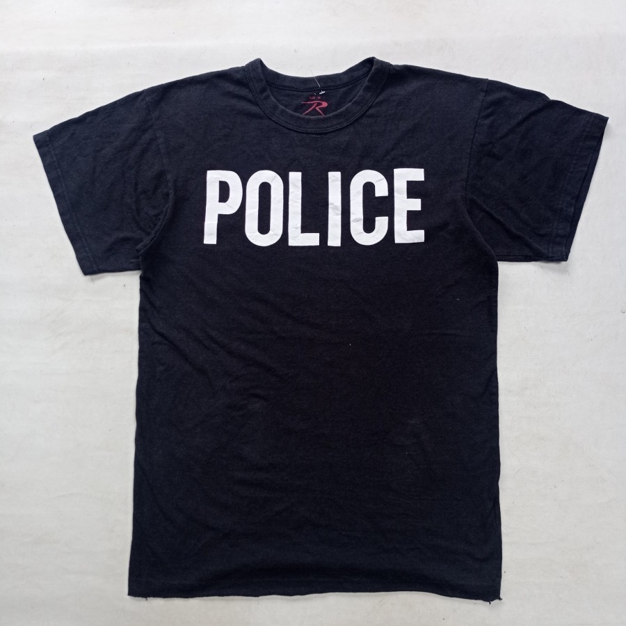 kaos vintage POLICE casual rotcho tee