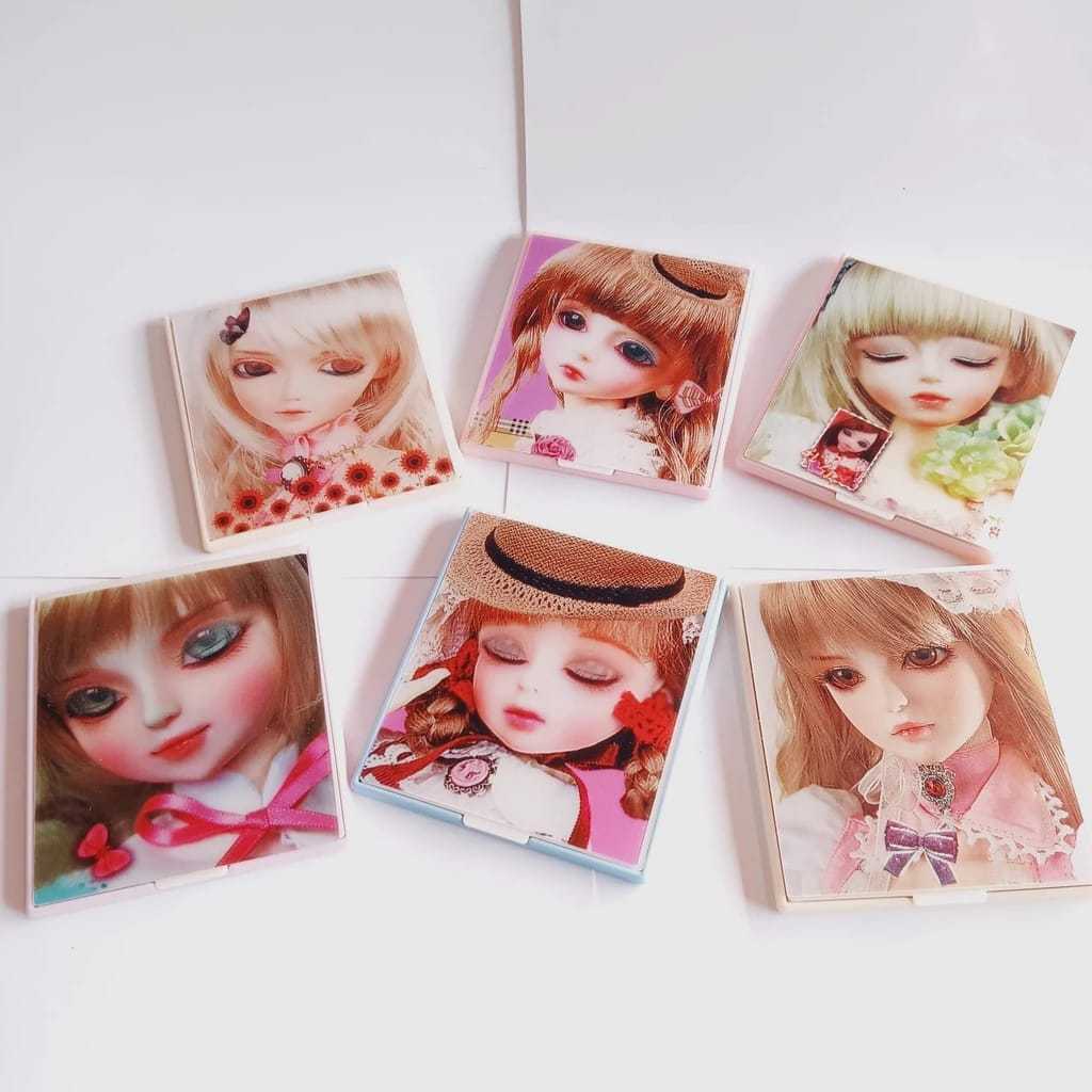 KACA KECIL / CERMIN WAJAH / KACA BONEKA / CERMIN LUCU