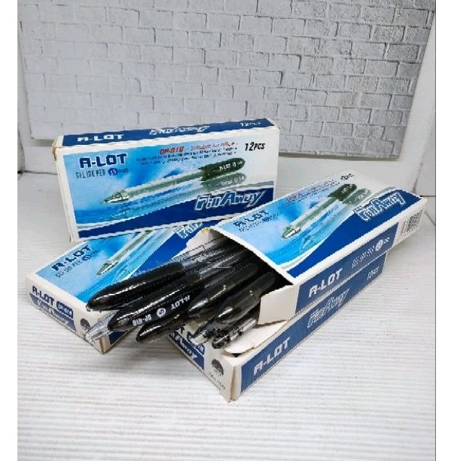 

pulpen/bulpen/ballpoint/pena gel ink A-LOT gel ink pen 0.5/1 pack/12pcs GP818