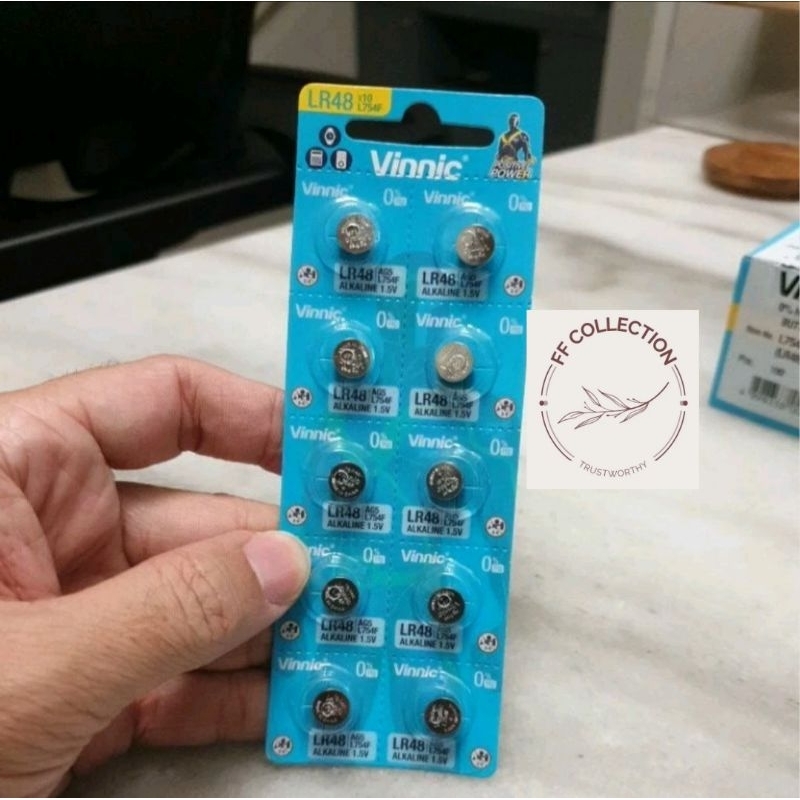 Batre baterai alat bantu dengar L754F LR48 AG5