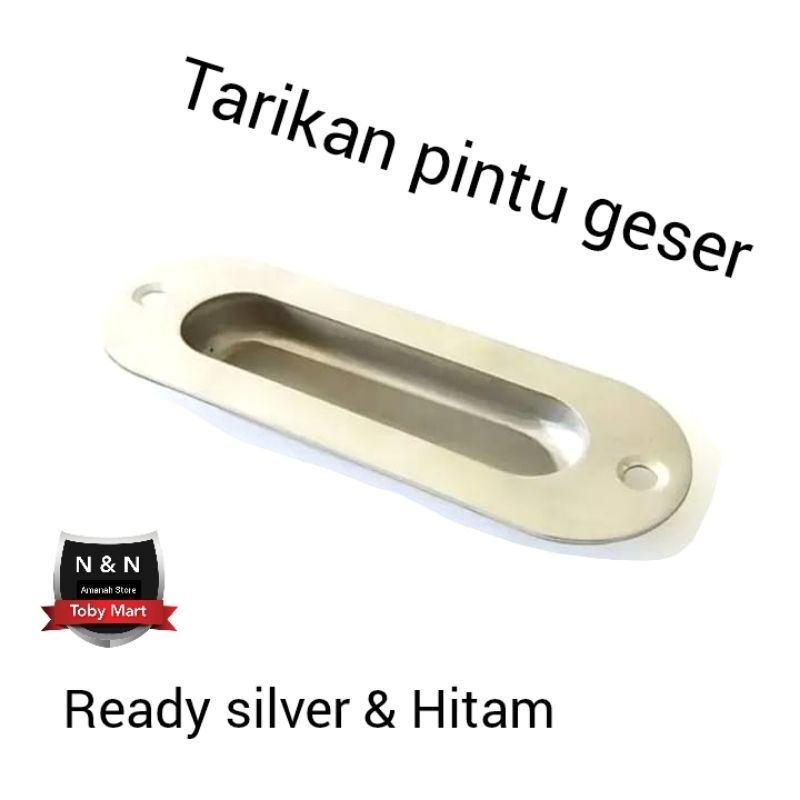 Gagang pintu tanam Geser Stainless / Handle tanam pintu sleding Lemari / Kom pintu Anti Karat
