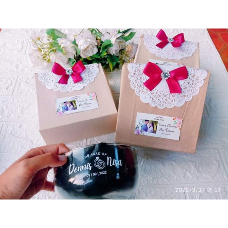 souvenir mangkok besar kemas box