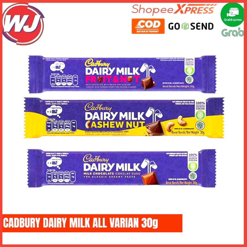 

CADBURY DAIRY MILK ALL VARIAN 30g