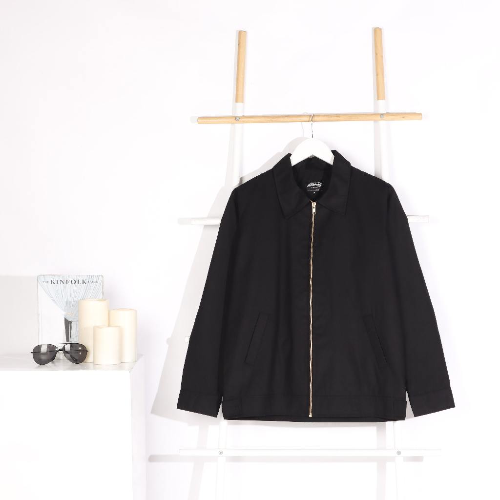 Brofash Jaket Semi Parka Hitam Pria/Jaket Parka Pria/Jaket Jas Pria Formal/Jaket Cowok Keren Terbaru