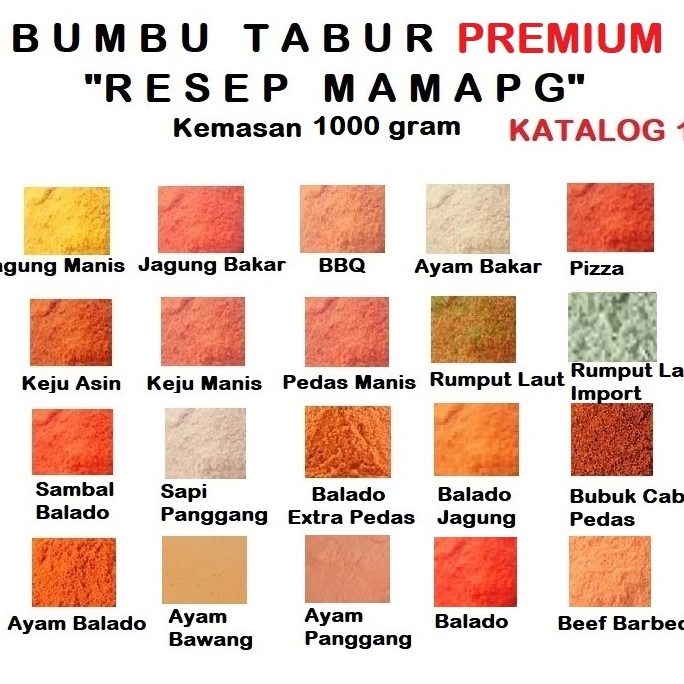 

JYQZ3560 1000 gr 1 kg Bumbu Tabur Premium Bubuk Tabur Bumbu Keripik Kentang Lidi Ayam Makaroni Jamur Tahu Penyedap Rasa