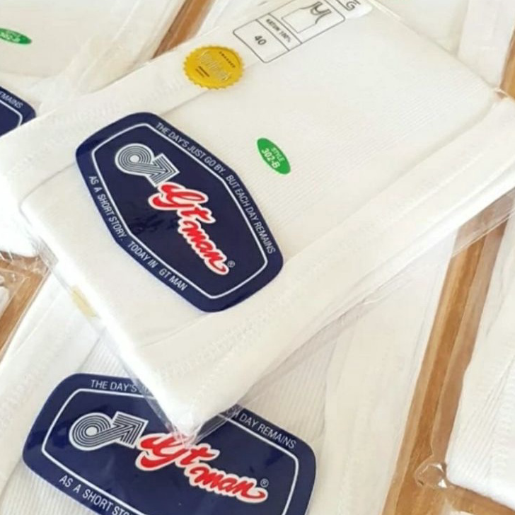 VQXF1361 【Penjualan Terbaik】COD Singlet Pria GT MAN Original 302B Kaos Singlet GT MAN Kutang Pria GT