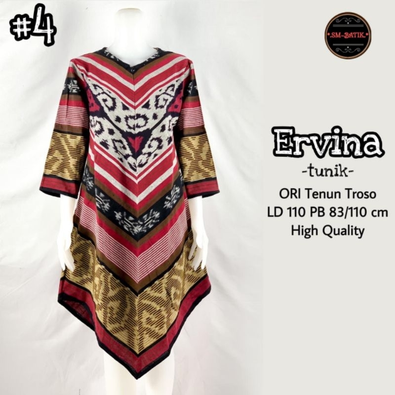 TUNIK TENUN,TUNIK ERVINA,TENUN TROSO