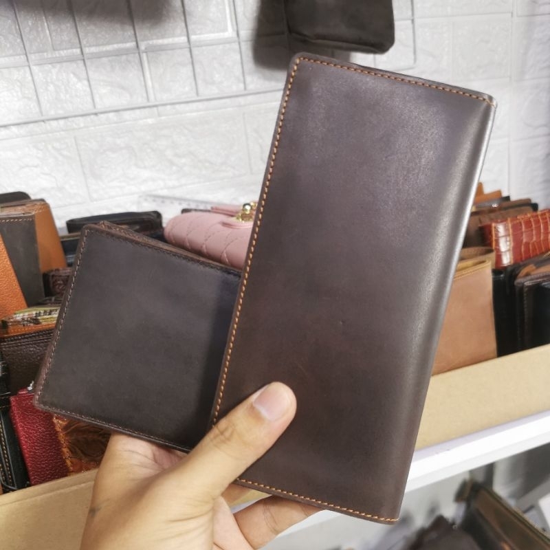 dompet couple murah kulit asli CH