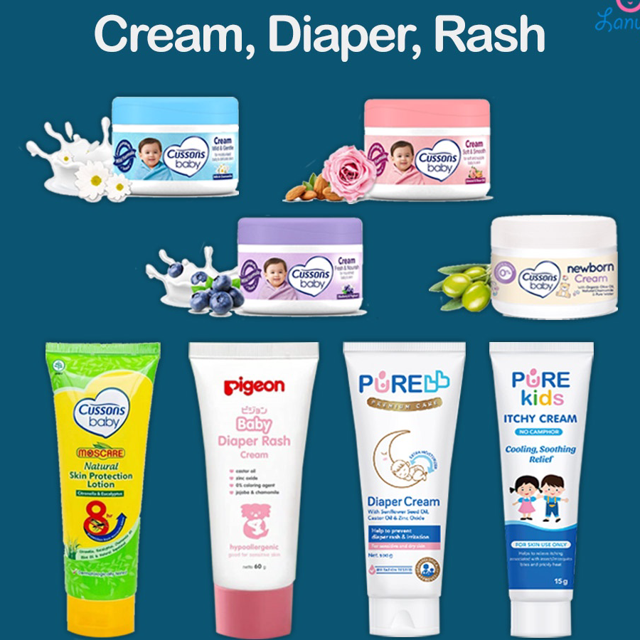 Ready Cussons Baby Cream 50 gr 100 gr / Diaper Rash Cream 60 gr / Itchy Cream / Cusson Baby Cream 50