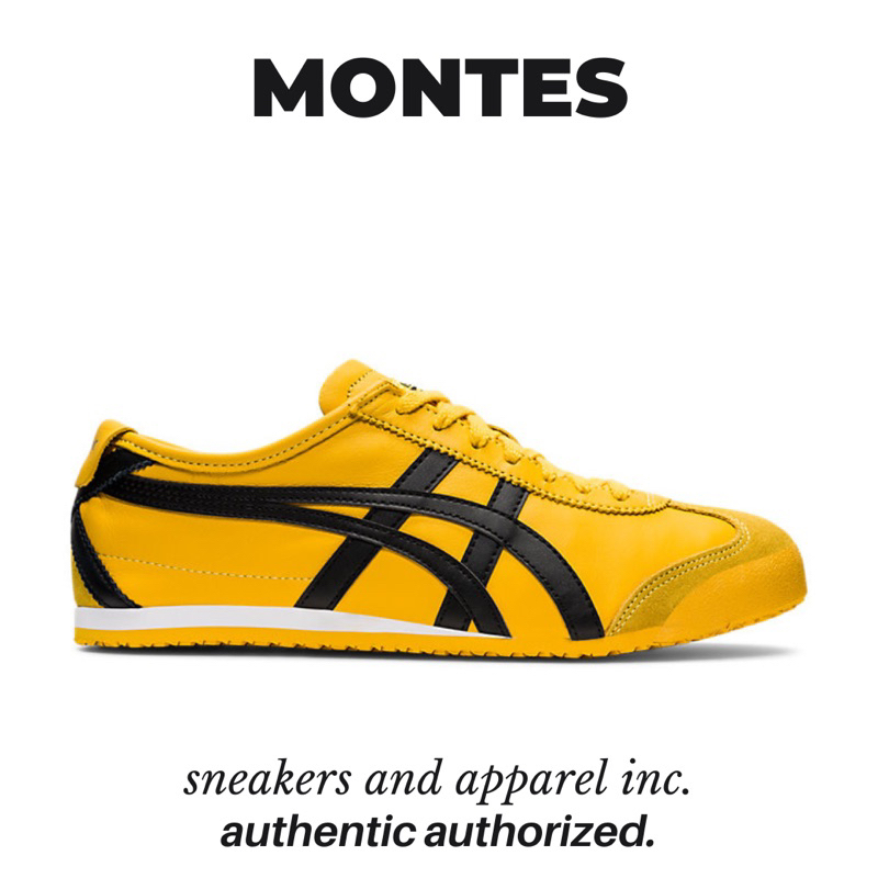 Sepatu Onitsuka Tiger Mexico Yellow Black Original