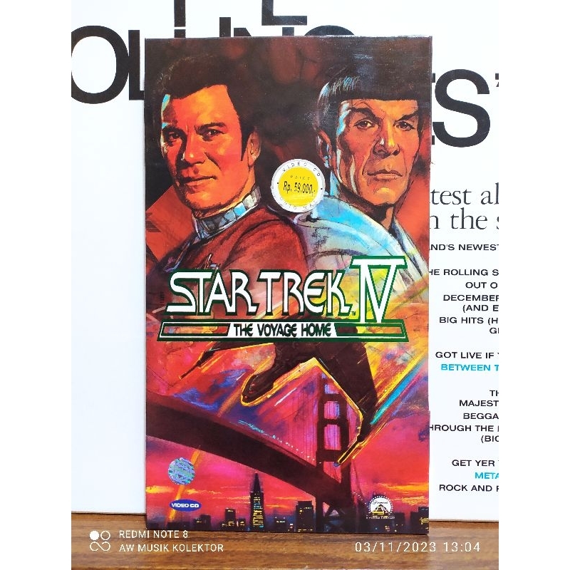 VCD Original : STAR TREK IV - THE VOYAGE HOME