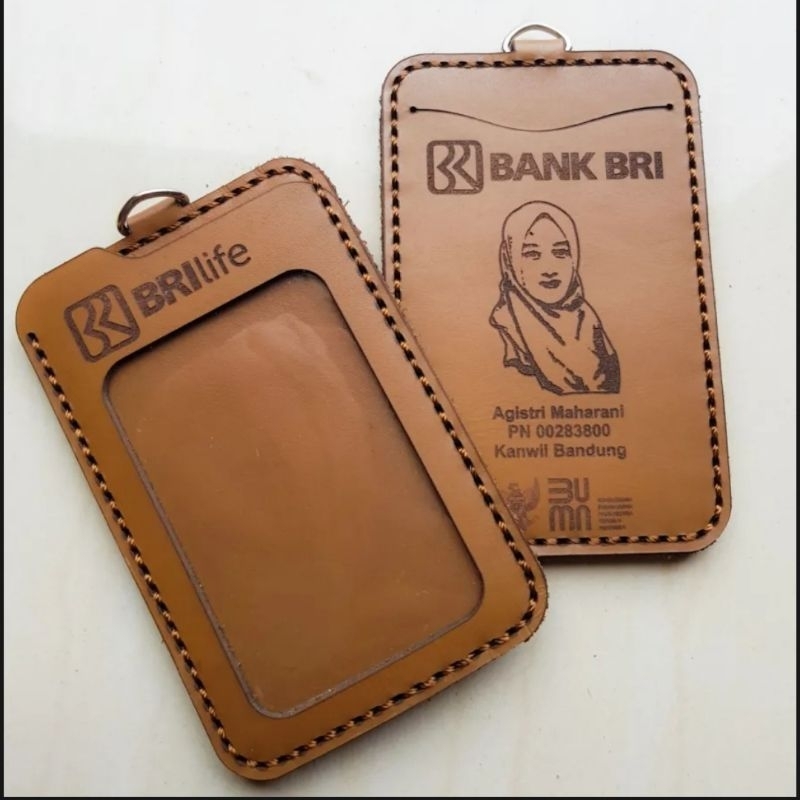

CUSTOM ID CARD KULIT - NAMETAG KULIT - ID CARD HOLDER KULIT