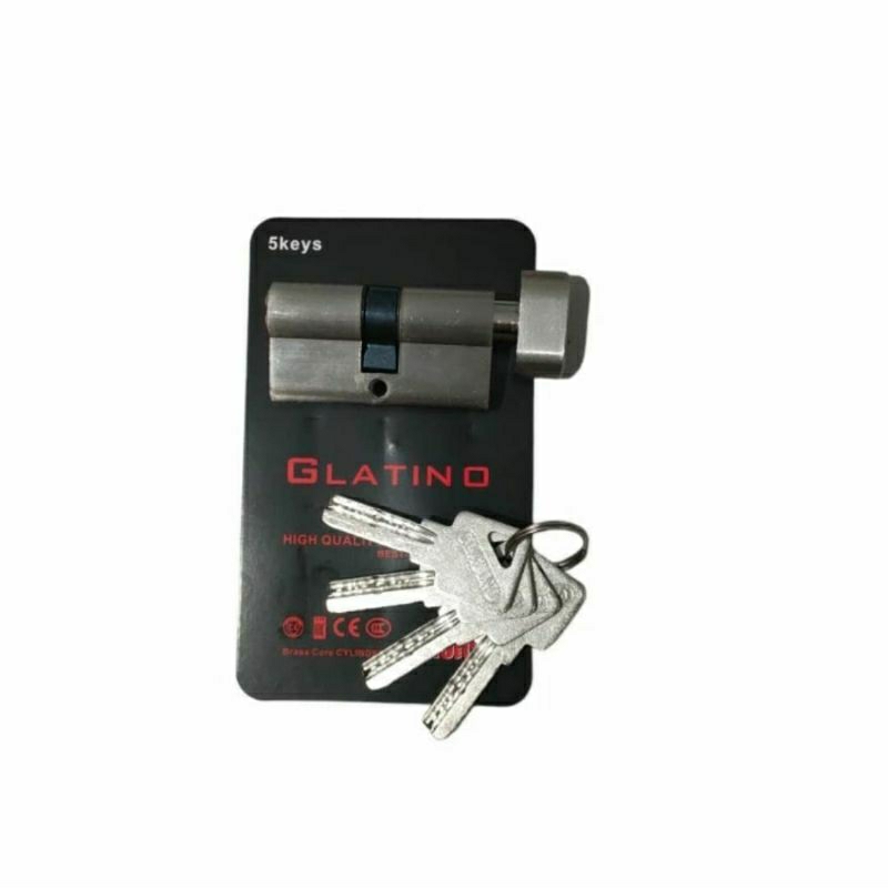 Cylinder Knob Glatino 60 mm / Kunci Knob Besar / Kunci Knop / Cylinder Putar
