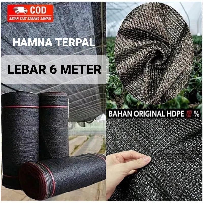 Paranet tanaman 85% lebar 6 meter // jaring paranet // paranet peneduh tanaman ECERAN