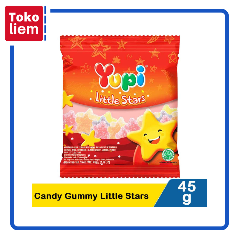 

Yupi Candy Gummy Little Stars 45G