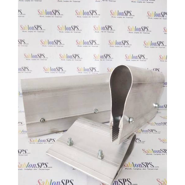 ☍✭✽ Gagang Rakel Alumunium Sablon 20 cm Baut Luar