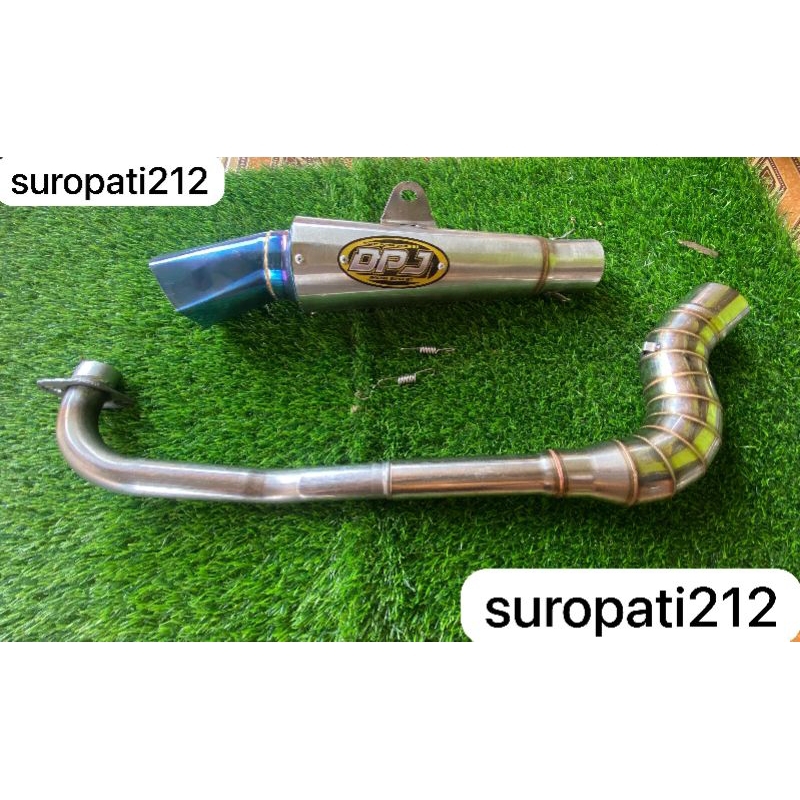 KNALPOT DPJ SEGI 6 Model Cobra SUPRA KARISMA DLL