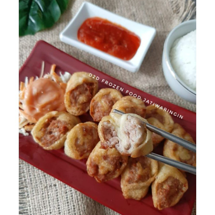 

SWJX4566 TIPE A Egg chicken roll, Spicy Chicken, Kaki Naga, Shrimp Roll