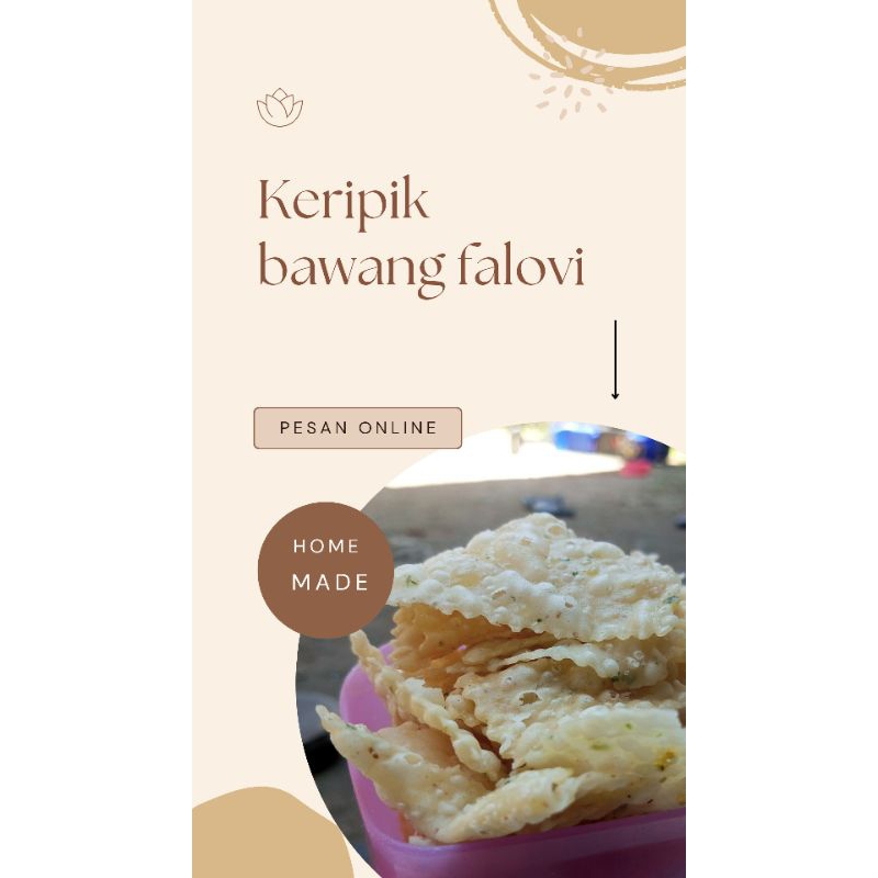 

keripik Bawang Falovi