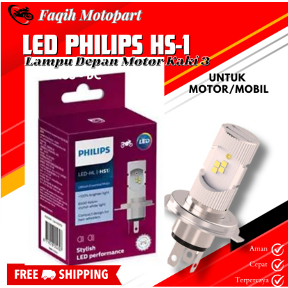 Lampu Depan Motor LED PHILIPS HS1 Sisi LED-HL M5 HS1 ORIGNAL 100%