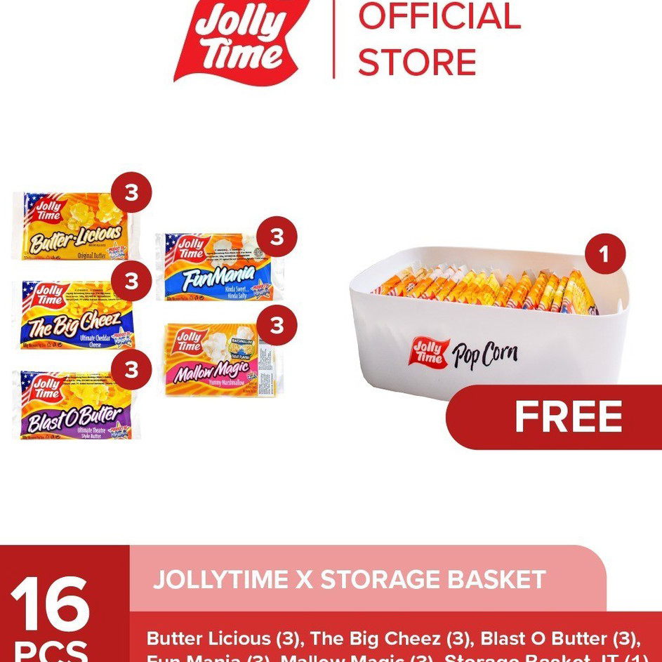 

Serba Murah Jolly Time Popcorn Party Pack