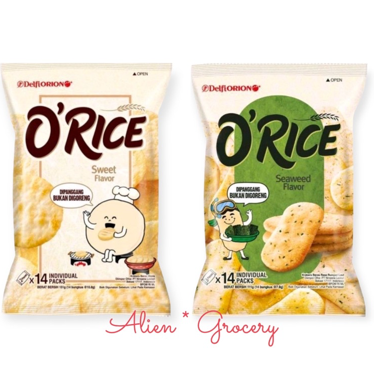 

Paling Popular Delfiorion O’Rice O Rice Crackers Sweet Seaweed Rumput Laut Snack Beras