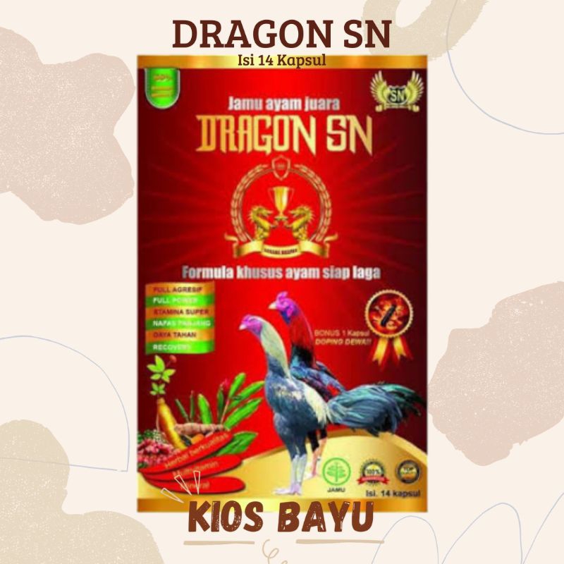 DRAGON SN PLUS DOPING DEWA - Formula Khusus Ayam Siap Laga (Obat Jamu Ayam Jago Aduan Juara Sasana N