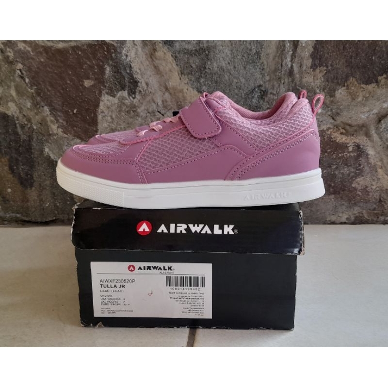 SEPATU ANAK SEPATU SEKOLAH SEPATU ANAK WANITA SEPATU SNEAKERS SEPATU AIRWALK TULLA JR PINK