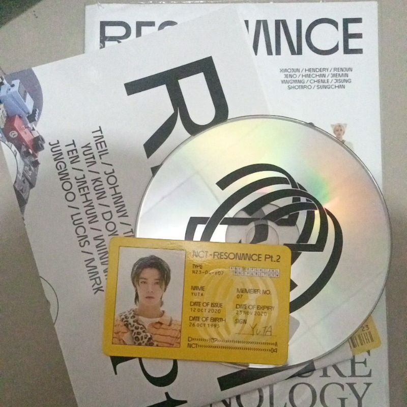 Album Only NCT 2020 Resonance Departure Ver.