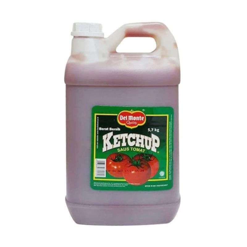 

Del monte saos tomat jerigen 5,7kg TERMURAH