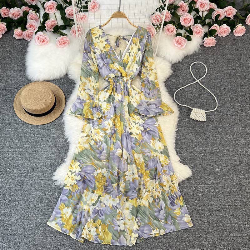 LONG TUNIK CERUTY WANITA IMPORT PREMIUM FULL MOTIF PRINTING