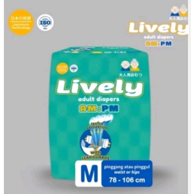 Lively Pampers Perekat Dewasa M-8