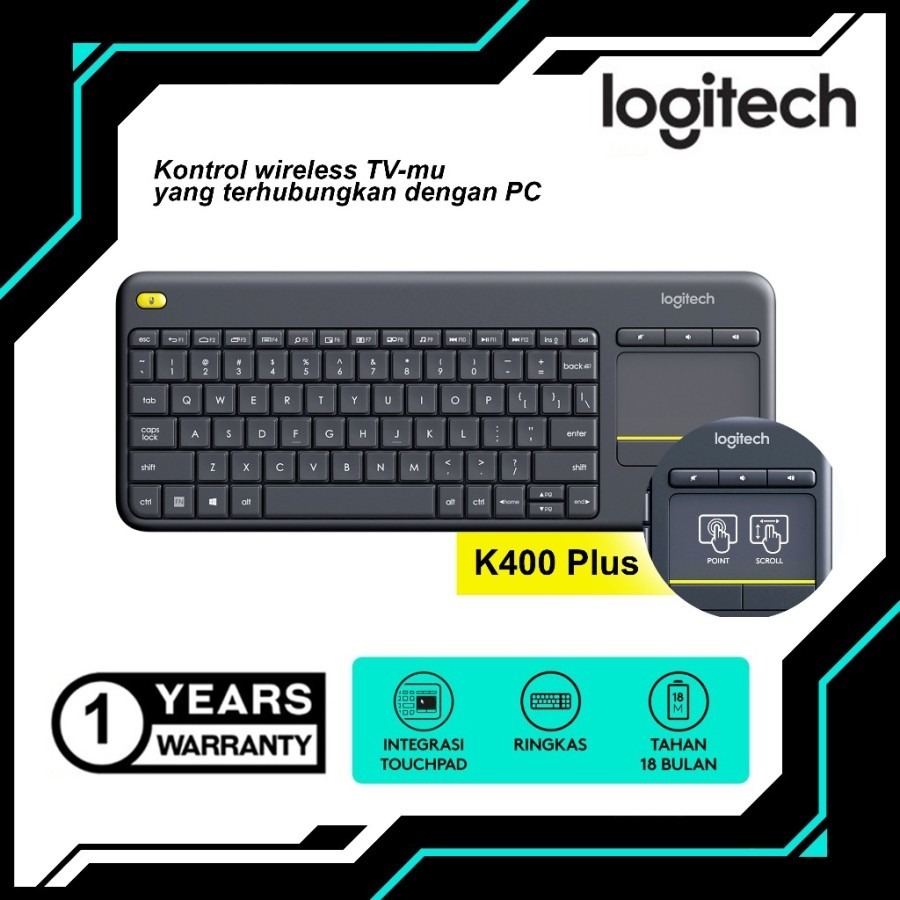 keyboard logitech k400+