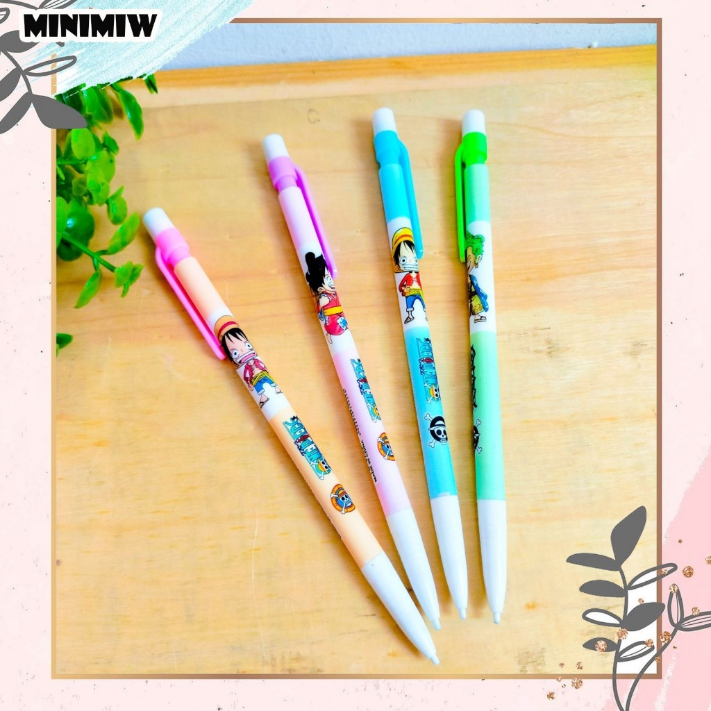 

PENSIL CETEK MEKANIK COLLECTION ONE PIECE PCM-1039 MECHANICAL KLIK CLICK KARAKTER MANGA UNIK WARNA WARNI MURAH PENCIL ALAT TULIS KANTOR SEKOLAH MURAH TERMURAH COD