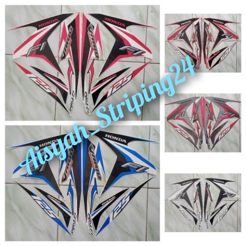 stiker striping lis les body motor  honda vario techno 125 2014