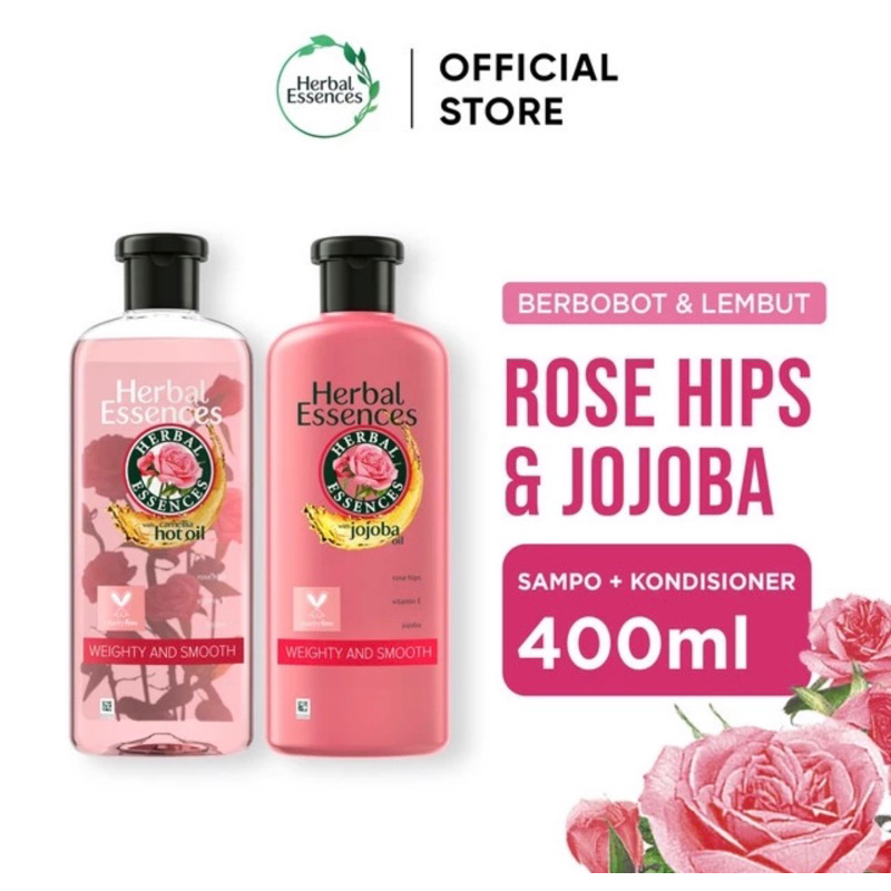 Herbal Essences Classics Weighty and Smooth Rosehips with Camellia Oil 400ml Conditioner Herbal Esse