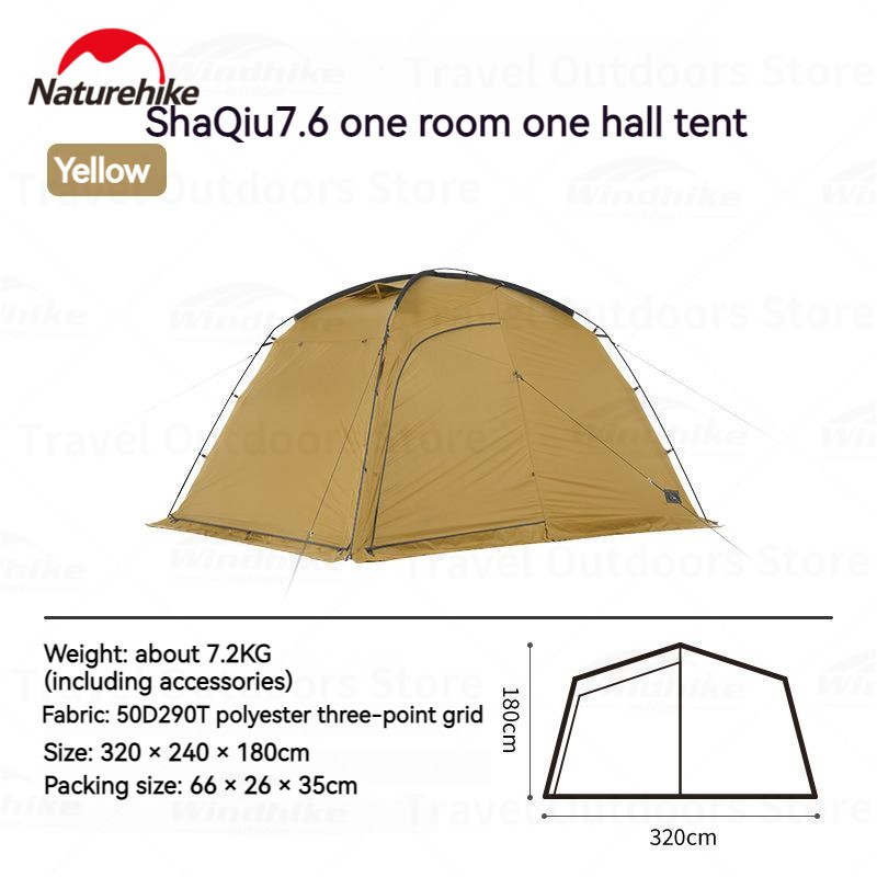 TENDA NATUREHIKE CNH22ZP028 4 MUSIM CAMPING FOUR SEASONS TENT HIKING PENDAKI GUNUNG PIKNIK
