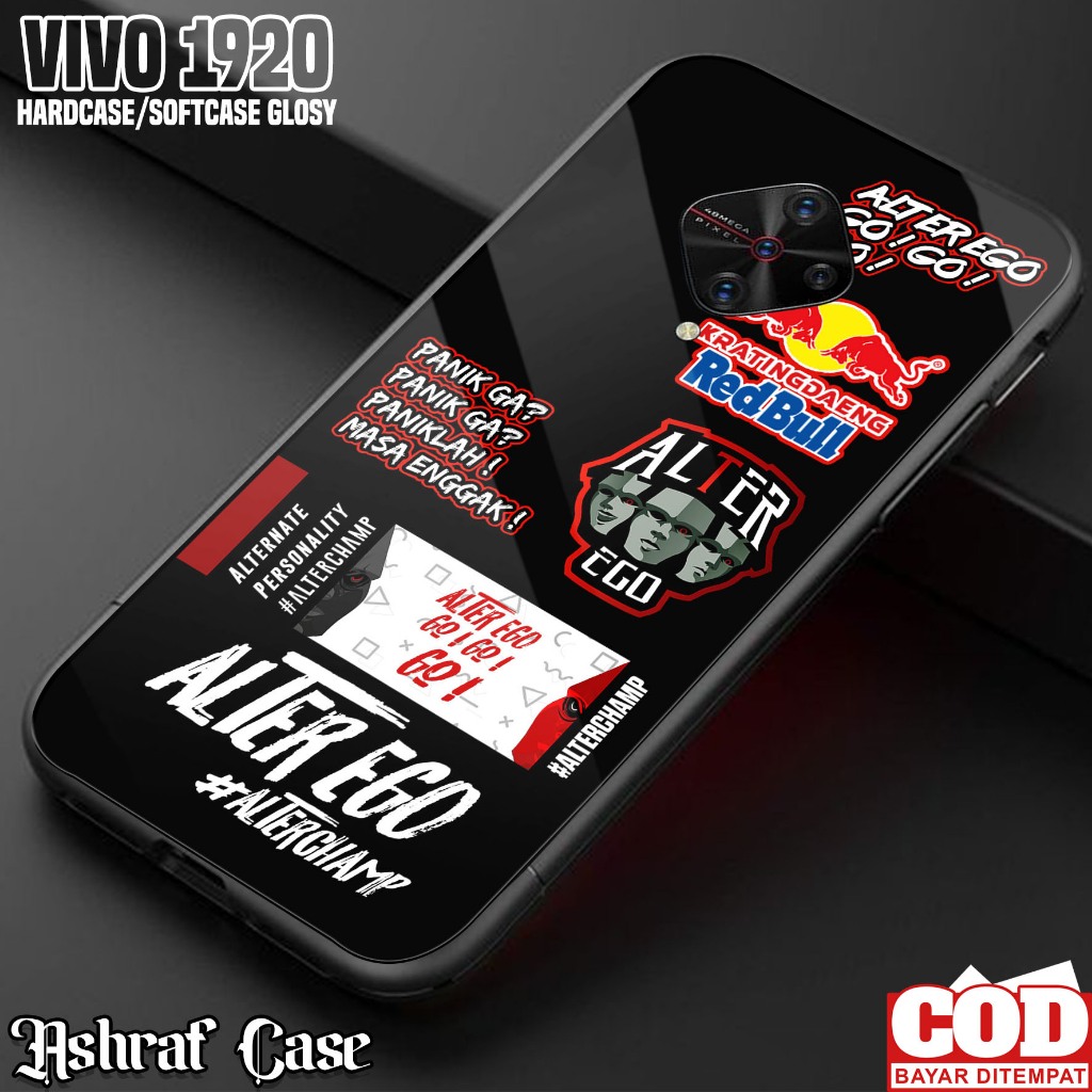 Case VIVO 1920 - Casing VIVO 1920 Terbaru ( ESPRT ) Silikon Hp Vivo 1920 - Softcase Glass Kaca - Kes