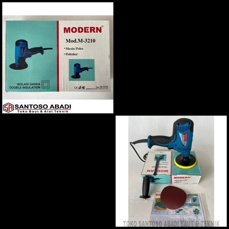 MESIN POLISHER / MESIN POLES 5" / MESIN POLES MOBIL M-3210 MODERN