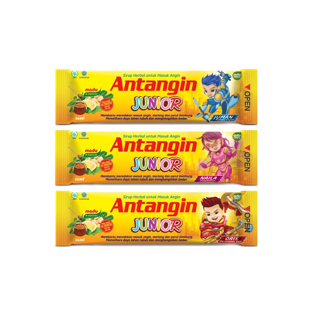 Antangin Junior Honey 1 Sachet pereda masuk angin anak antangin herbal junior