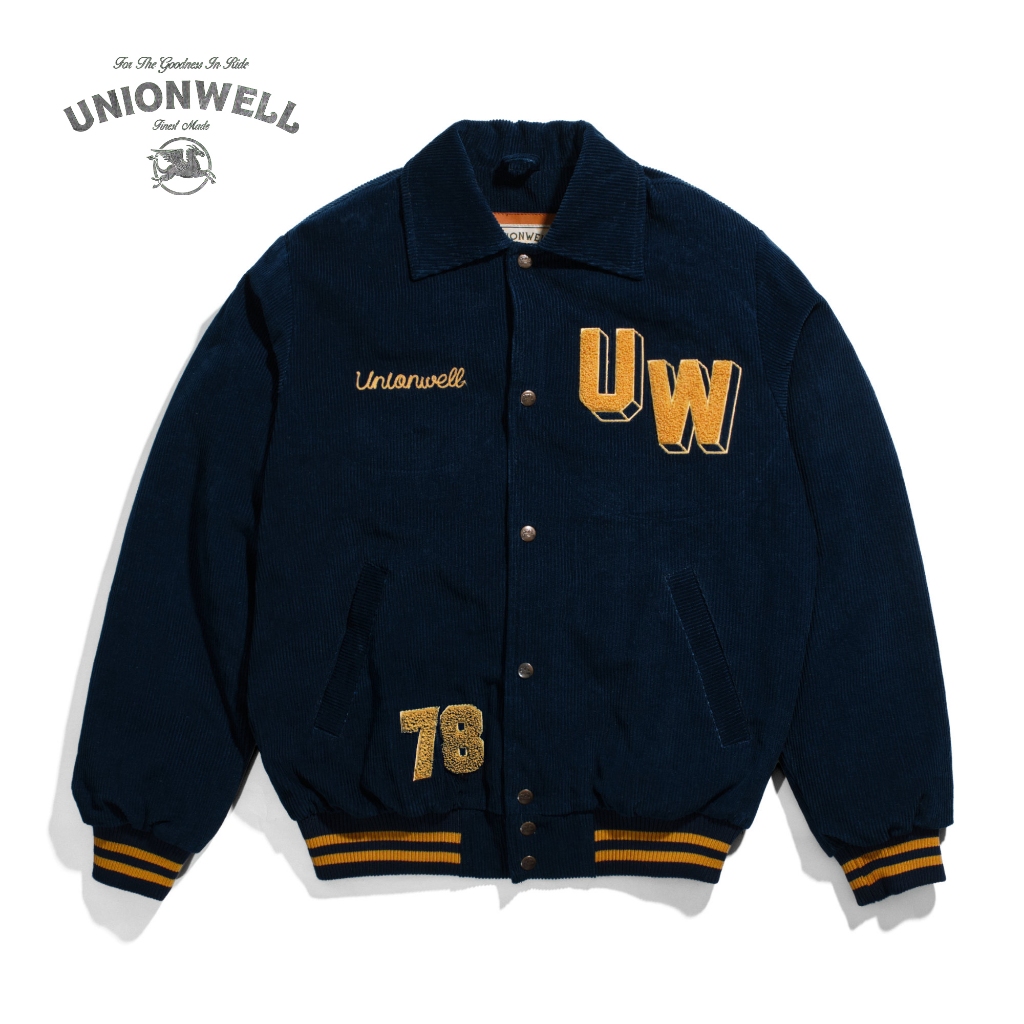 Unionwell Varsity Jacket Corduroy Sportsman Navy