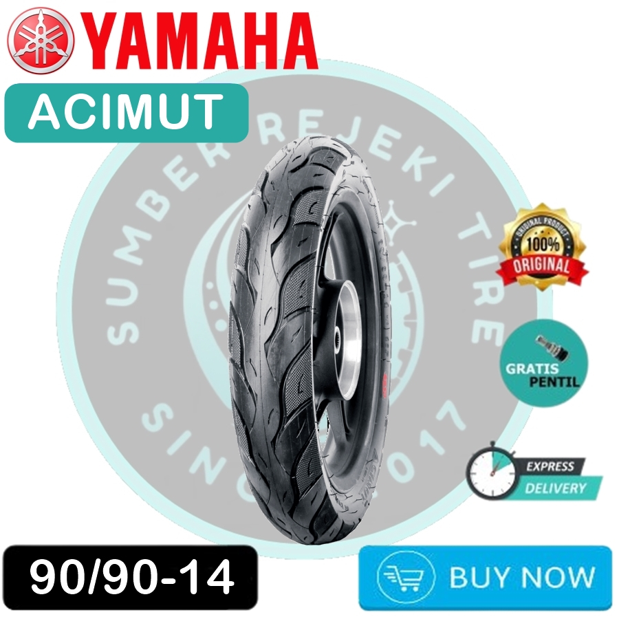 Ban Belakang Motor Matic Ring 14 YAMAHA Acimut A6603 90/90-14 Tubeless Ban Belakang Motor Beat Vario