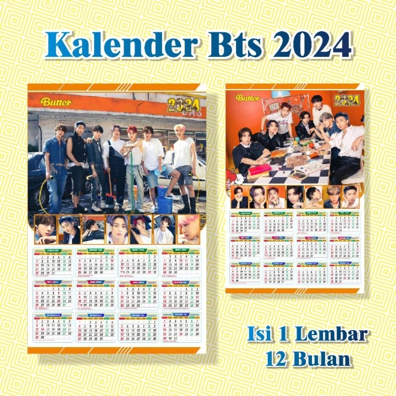

KALENDER BTS 2024 /KALENDER 2024/KALENDER BUTTER