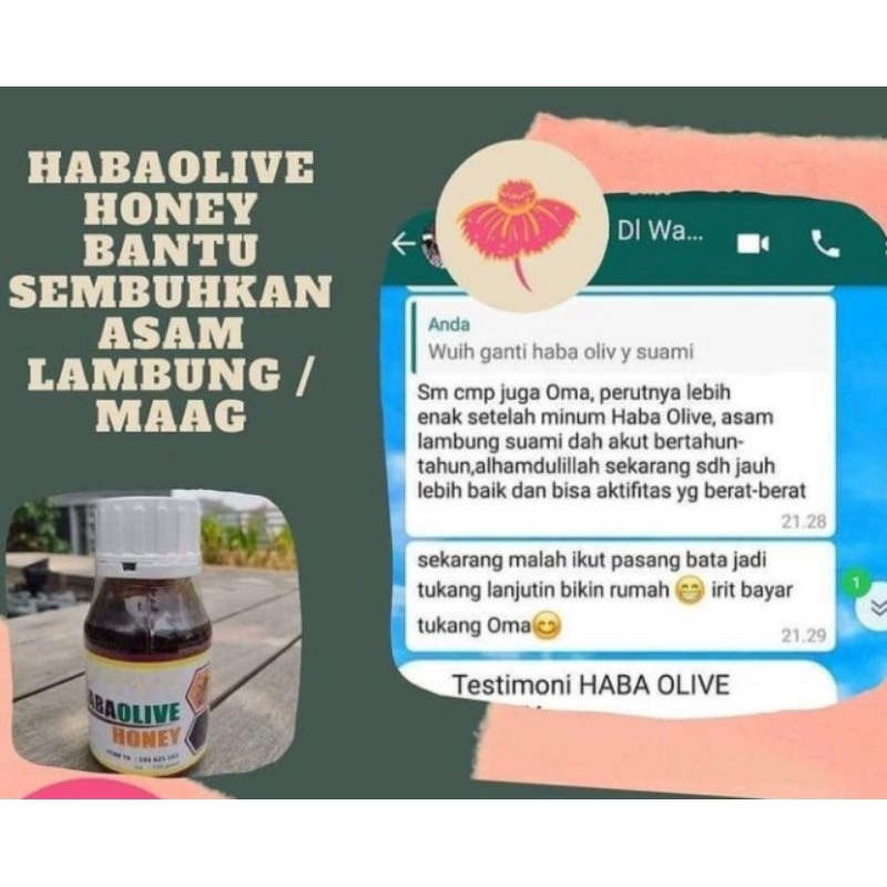 

HABAOLIVE HONEY HWI 350 GR MADU HABBATUSSAUDA MINYAK ZAITUN MAAG GERD ASAM LAMBUNG MEMPERKUAT SISTEM KEKEBALAN TUBUH MENGONTROL TEKANAN DARAH KADAR GULA DARAH ASMA BRONKITIS MEMBANTU MENURUNKAN DEMAM MENINGKATKAN STAMINA DAN DAYA TAHAN TUBUH SEHAT SAKIT